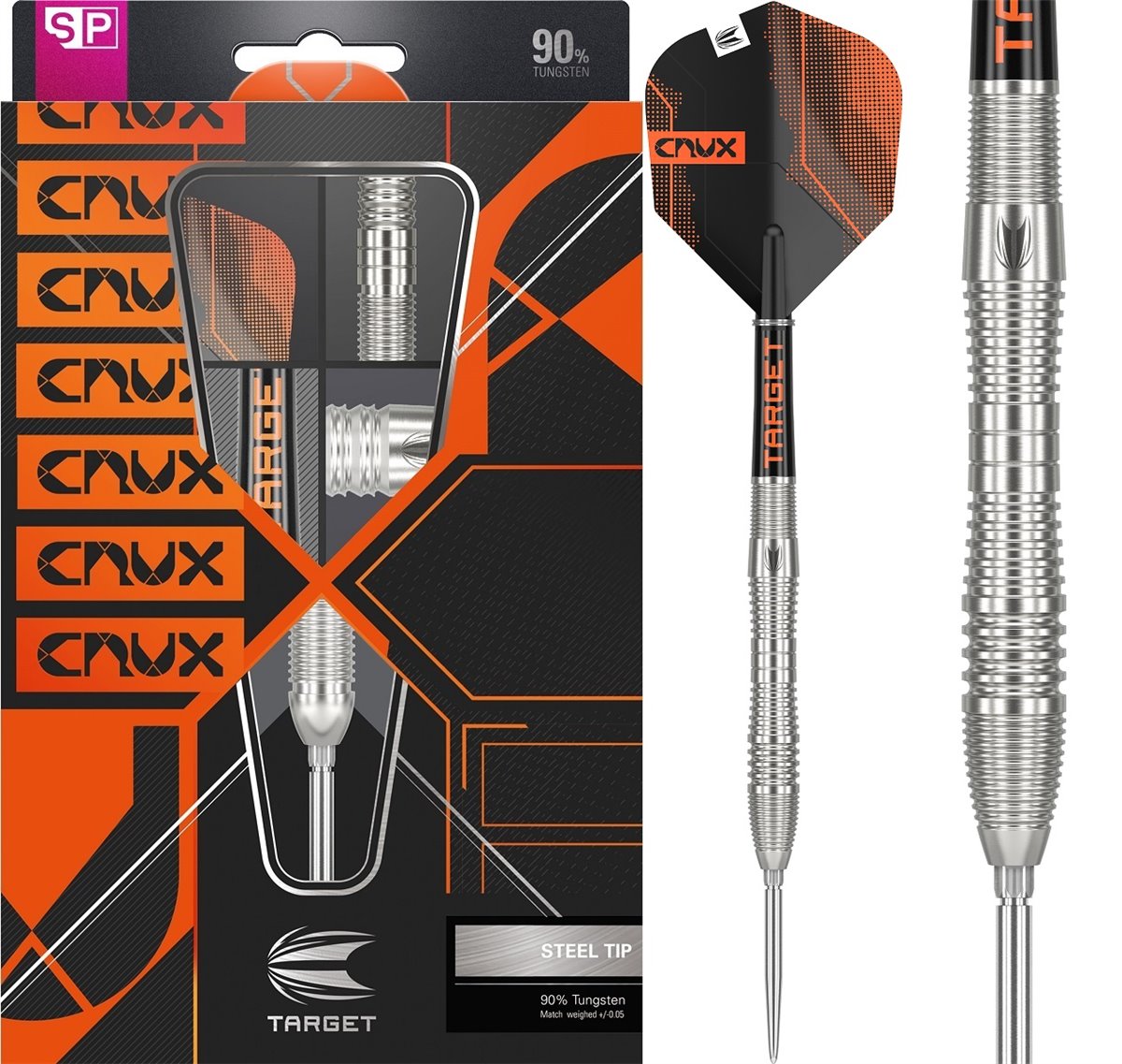 Target Crux 03 Swiss Point Steeldarts 22/24/26 Gramm Steeldarts