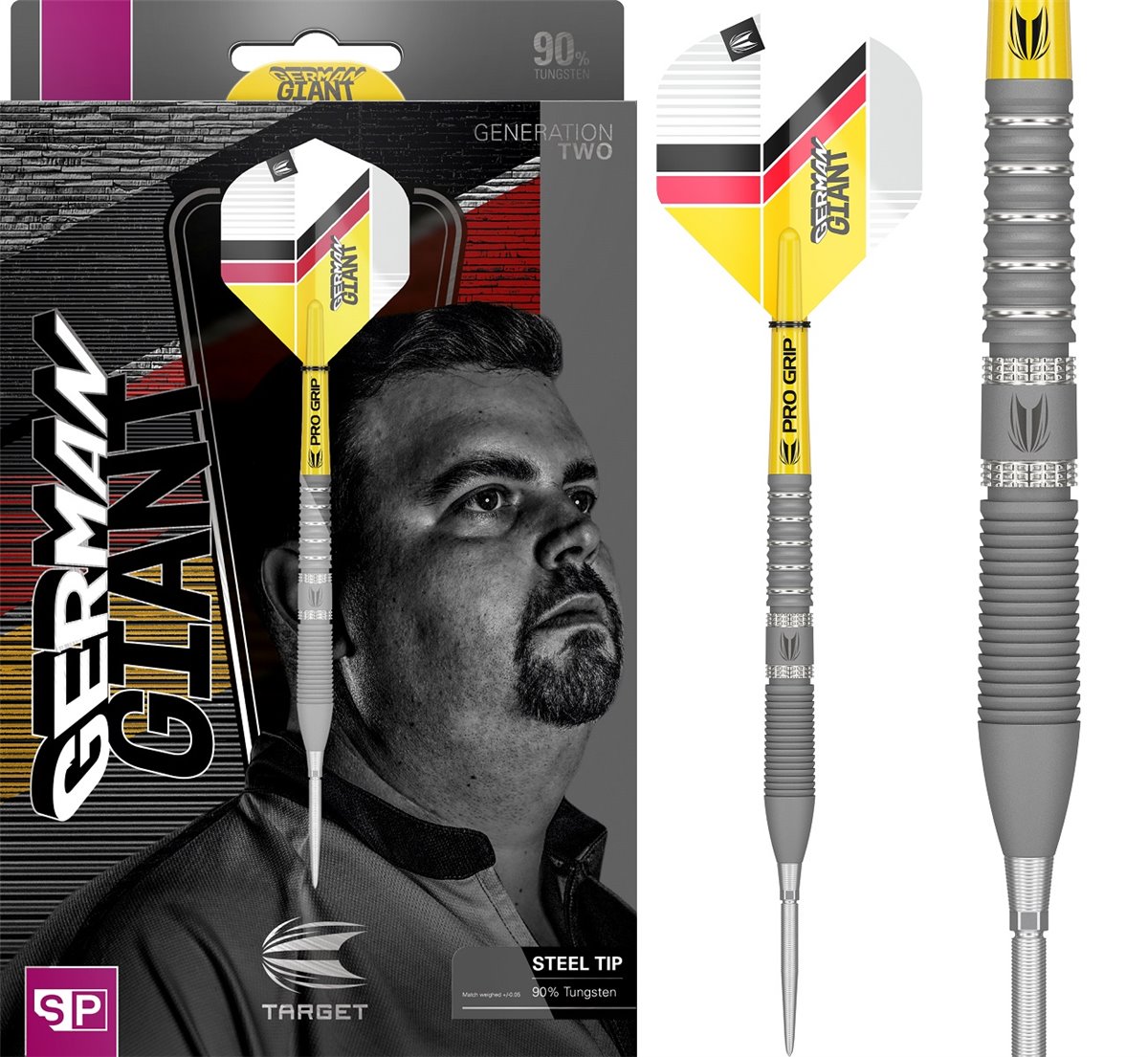 Target Gabriel Clemens G2 90% Swiss Points Steeldarts 21/23 Gramm Steeldarts