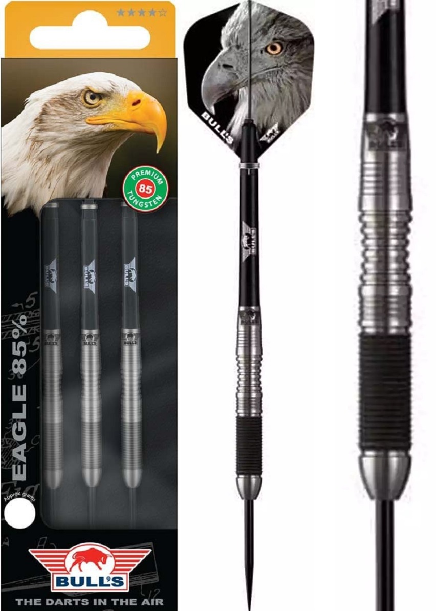 Bull's Eagle 2 85% Steeldarts 22/24/26 Gramm Steeldarts