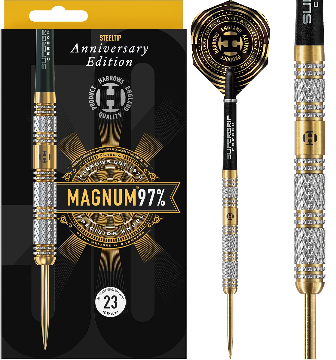 Harrows Magnum 97% Steeldarts 21/23/25 Gramm Steeldarts 