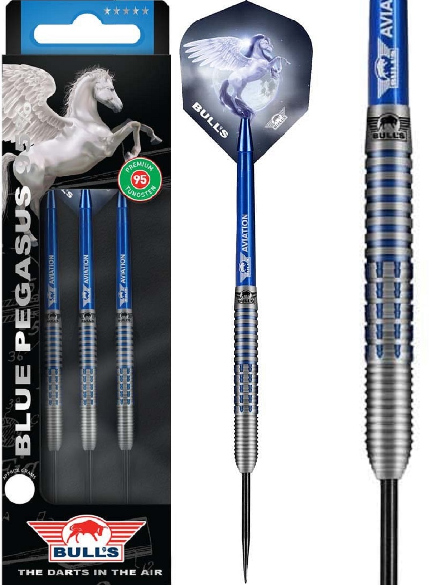 Bull's Blue Pegasus A 95% Steeldarts 22/24 Gramm Steeldarts