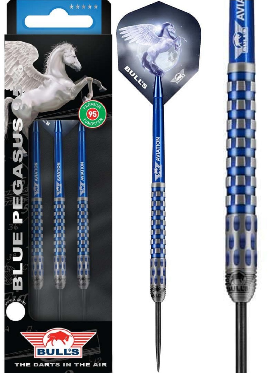 Bull's Blue Pegasus C 95% Steeldarts 22/24 Gramm Steeldarts